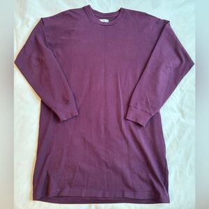 Maroon TNA Sweatshirt/Dress